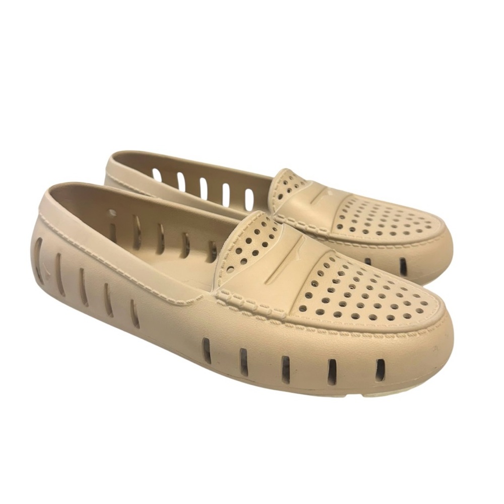 Floafers PoshDriver 2.0 Beige Perforated Loafers Size 9
